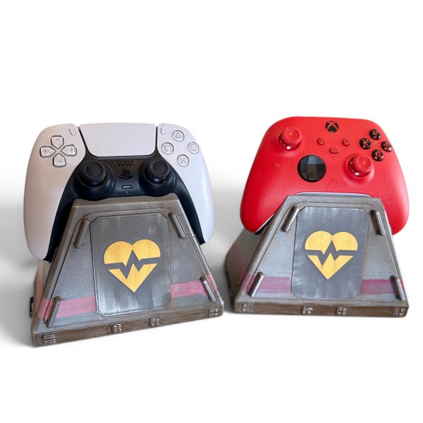 Arc Raiders Looting MK.3 Survival augment inspired PS5/Xbox controller stands. Why? Why not!