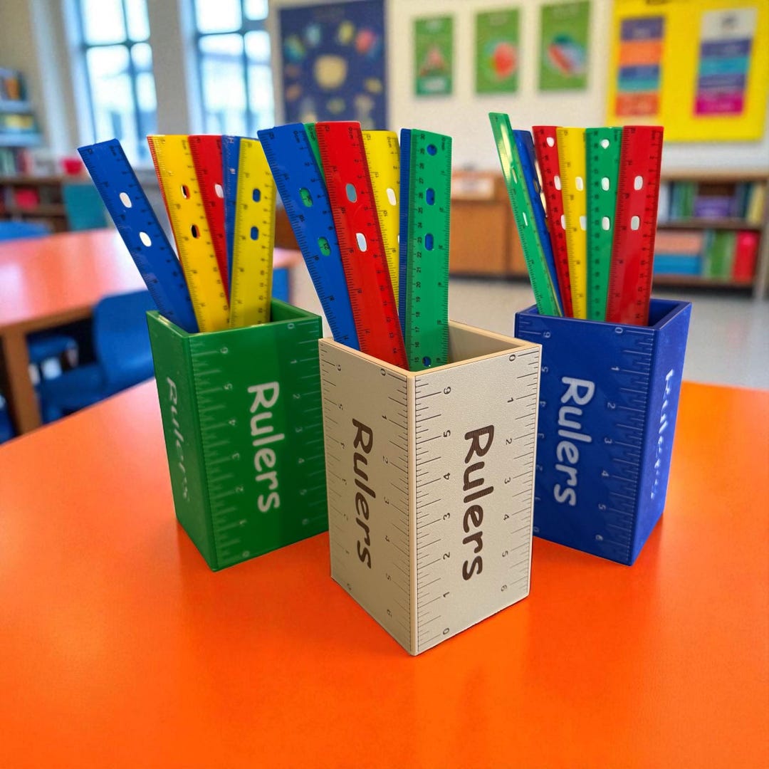 Container For Ruler Ruler Container for the Classroom - Etsy