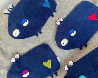 Handmade Capybara Hot Water Bottle with German Bottle