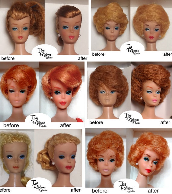 Barbie Doll Hair & Repaint Restoration Services Bubblecut - Etsy Singapore Barbie Doll Hair & Repaint Restoration Services Bubblecut - Etsy Singapore