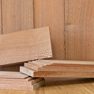 Leopardwood Solid Hardwood Unfinished for Crafts, DYI, Scroll Saw, Woodworking and Laser Engraving