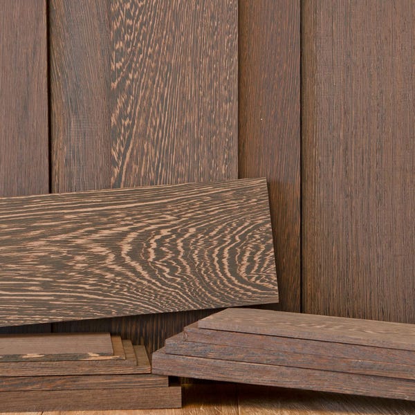 Wenge Solid Hardwood Unfinished for Crafts, DYI, Scroll Saw, Woodworking and Laser Engraving