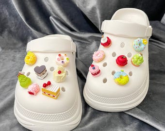 Cute Cake Clog Charms,Shoe Charms,Shoe Accessories