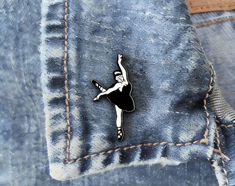Ballerina & Yoga Bunny Enamel Pin