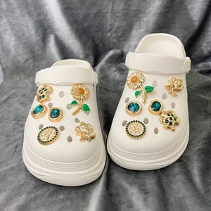 Blumen Perlen Clog Charms, Schuh Anhänger, Schuh Zubehör