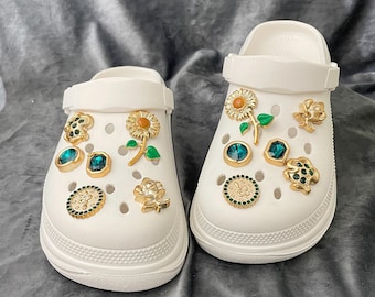 Flowers Beads Clog Charms,Shoe Charms,Shoe Accessories
