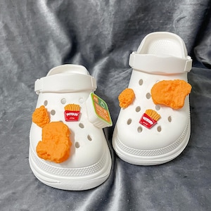 Chicken Nuggets Clog Charms,Shoe Charms,Shoe Accessories