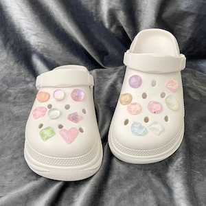 Bling Perlen Clog Charms, Schuh Anhänger, Schuh Zubehör