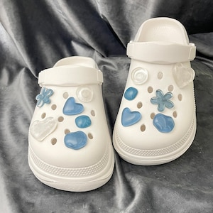 Blue Beads Clog Charms,Shoe Charms,Shoe Accessories