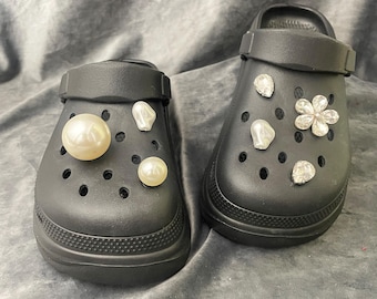 Big Pearl Clog Charms,Shoe Charms,Shoe Accessories