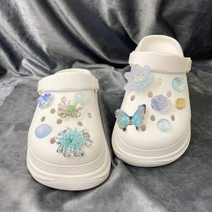 Schmetterling Perlen Clog Charms, Schuh Anhänger, Schuh Zubehör