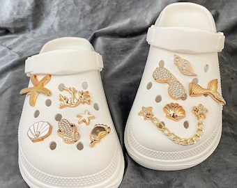 Summer Beach Clog Charms,Shoe Charms,Shoe Accessories