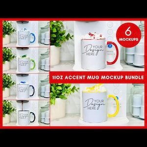 Nouveau lot de maquettes de tasse en céramique décorative de 11 oz, impression de maquette de tasse, impression à la demande, maquettes d&#39;image POD