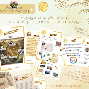 Axe 2 Voyages et explorations Chasquis, porteurs de messages 4eme