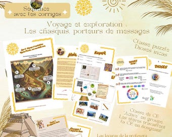 Axe 2 Voyages et explorations Chasquis, porteurs de messages 4eme