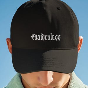 Maidenless Dad Hat - Elden Ring Embroidered Hat | Dark Souls Gamer Cap Gift for Fathers Day | Soulslike Gift for Him