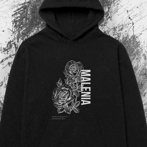Malenia Elden Ring Hoodie: Gothic Rose Dark Fantasy Apparel