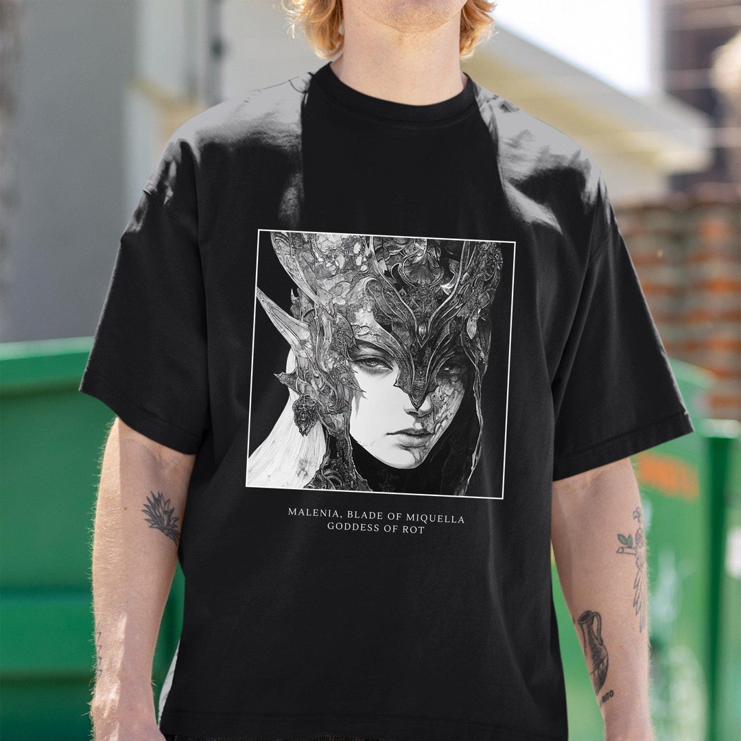 Elden Logo T-shirt Top Tee Game Game Action Adventure Fantasy Jeu De Rôle Nerd Dark Troisième Personne Joueur Console De Jeu Teen Combat Magique - 12