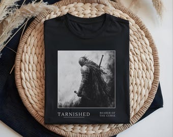 Elden Ring T-Shirt: Gothic Dark Souls Art, Gamer Cosplay Tee