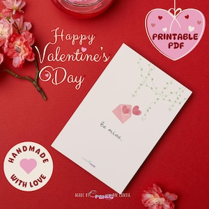 Mein sein | Valentinstag Karten | Valentinstag Printable | Geschenk für sie | Geschenk für Seine | Paar Geschenk | Jubiläumskarte | Sofort Download PDF