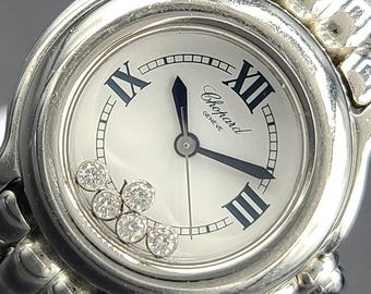 Chopard Happy Sport Ladies 26mm Stainless Steel & Diamonds White Dial 8245 2005