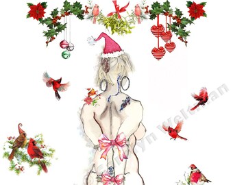 NEW! Sexy Holiday Cards - Holiday Princess
