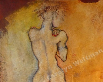 Erotic Art Print, Female Nude - The Last of the Three Wise Men