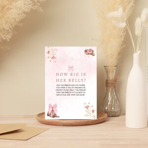 Lot floral cowgirl baby shower : 35 activités de fête western à imprimer (téléchargement PDF A4/A5 image 3