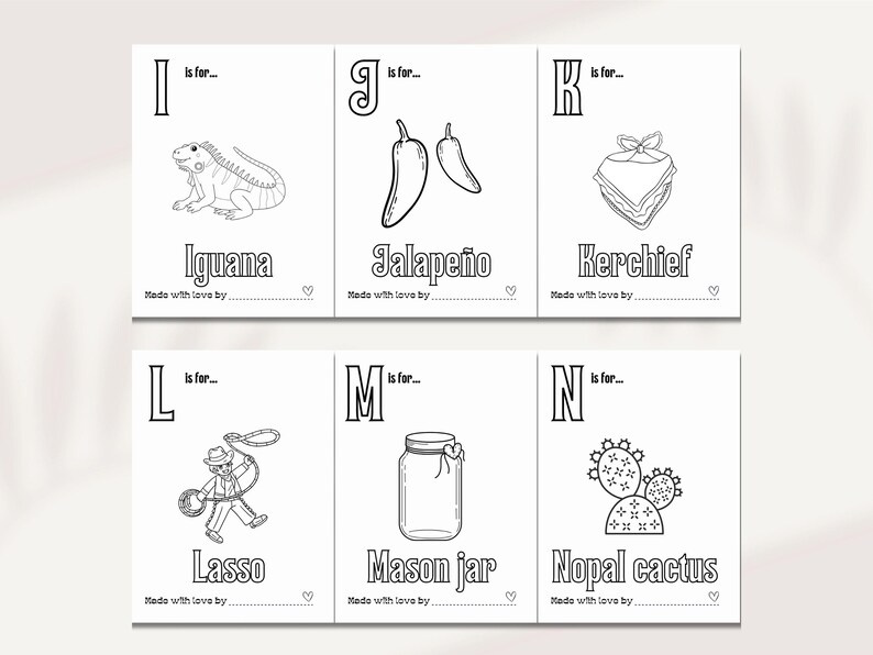 Baby Shower ABC Book for a Cowboy Baby Shower, Fun Baby Shower Activity for a Western themed Baby Shower,