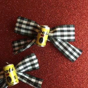 Beer Bows Coors Beer Cans Custom Color Hair Bows image 2