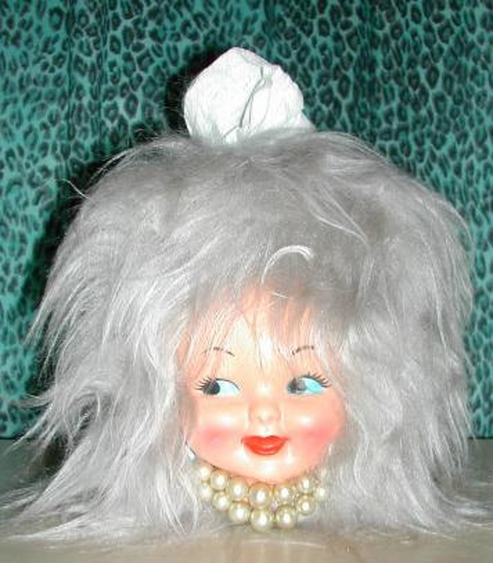 Miss Tissue Head . Retro Doll Face Tissue Box Cover Custom Etsy