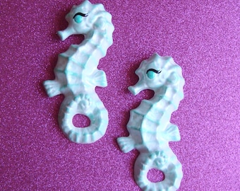 Seahorse Wall Hangings in Custom Colors . Made to Order