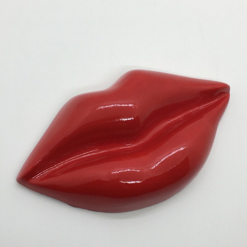 Glossy Lips Wall Hanging Custom Colors Made to Order Etsy