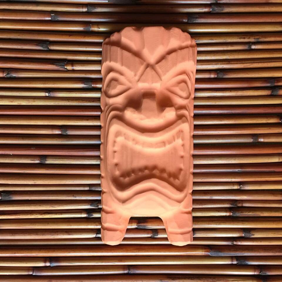 Retro Tiki Wall Hanging . Custom Color Glitter & Finish Etsy