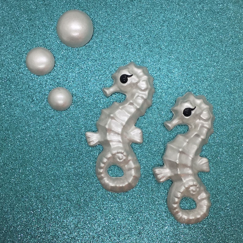 Seahorse Wall Hangings & Bubble Set in Custom Colors Etsy