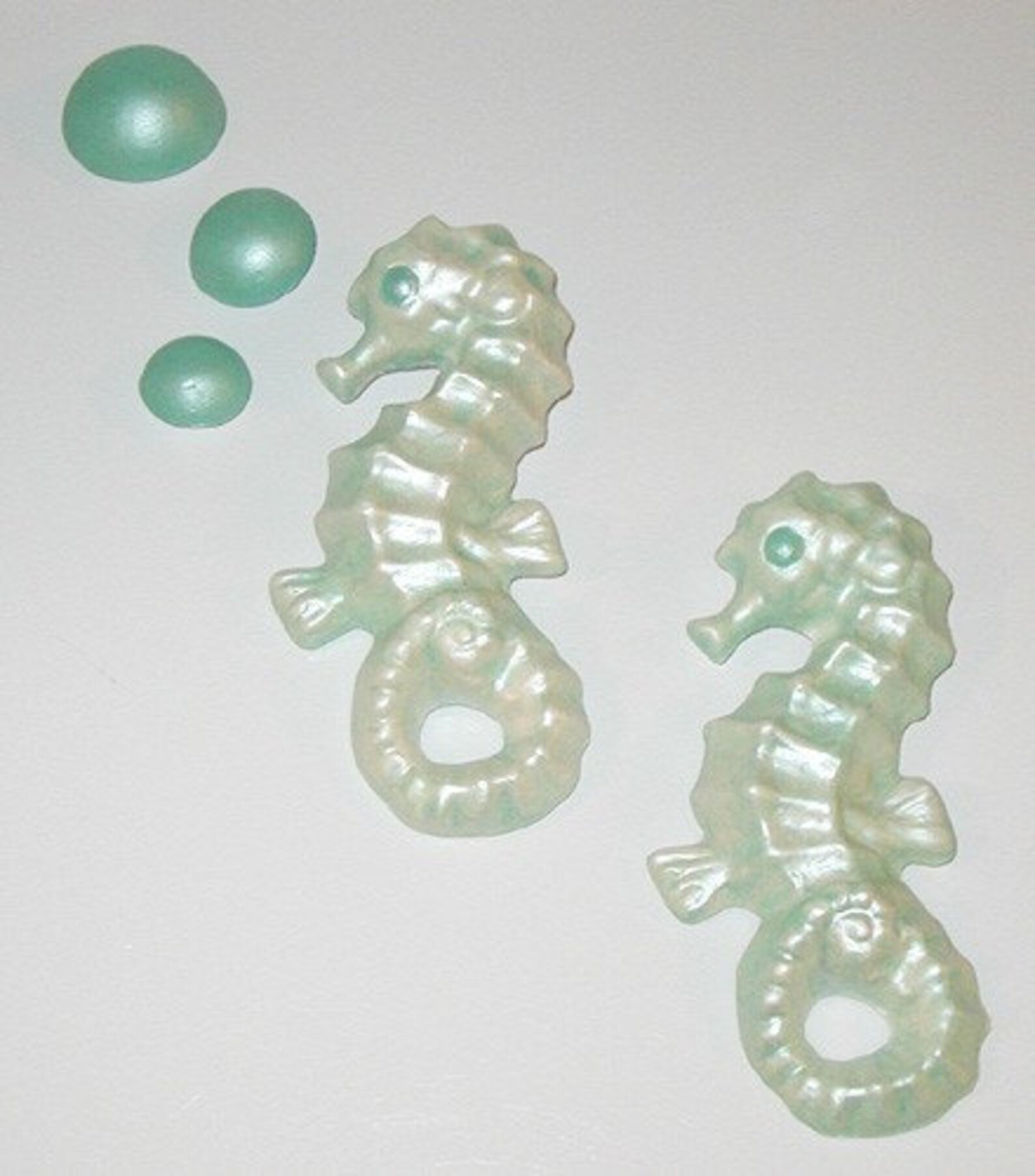 Seahorse Wall Hangings & Bubble Set in Custom Colors Etsy