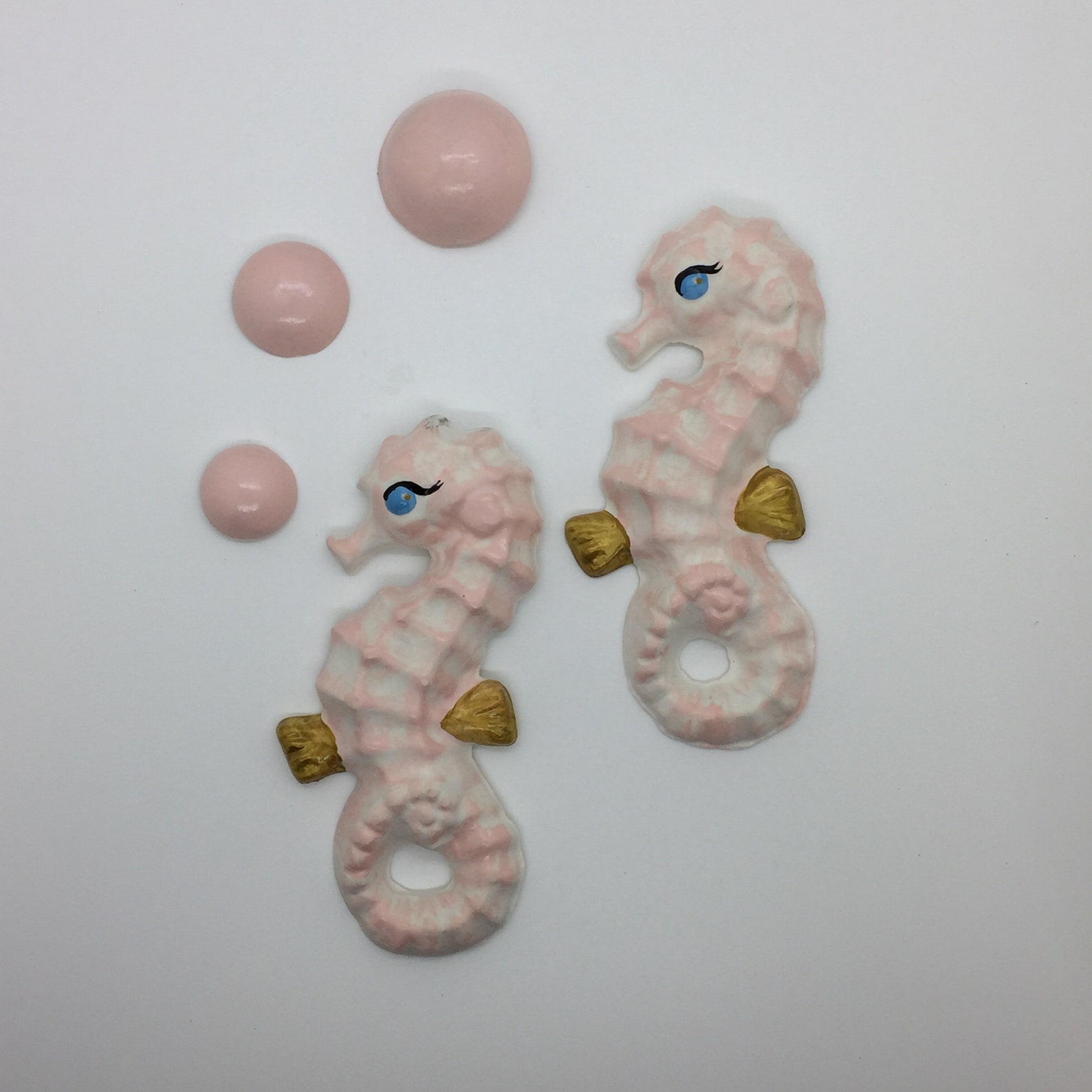 Seahorse Wall Hangings & Bubble Set in Custom Colors Etsy
