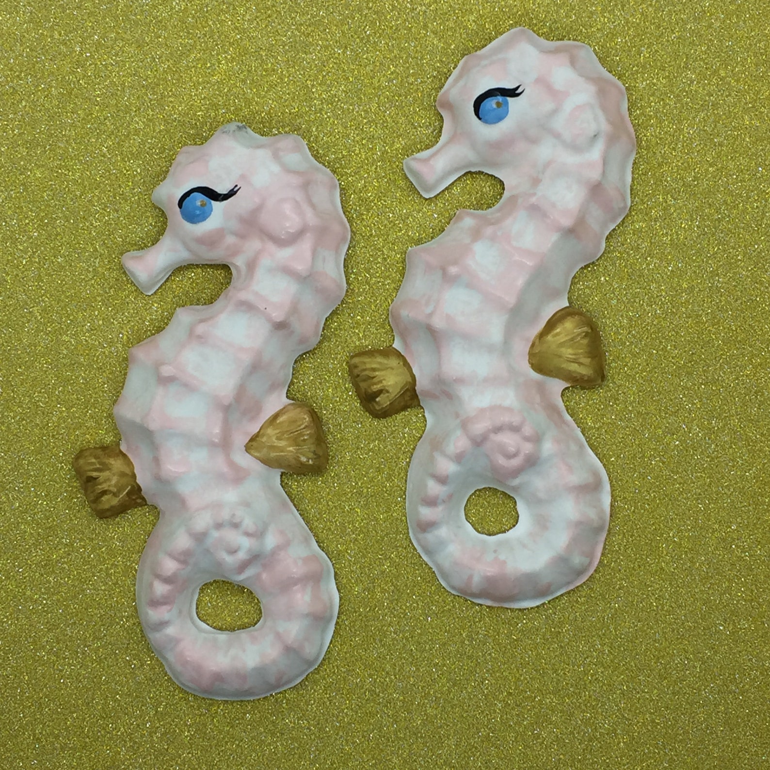 Seahorse Wall Hangings in Custom Colors . Made to Order Etsy