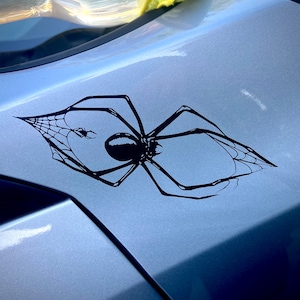 Large Spider Web Vinyl Sticker—Weatherproof—UV Resistant—Perminant—BumperSticker—Laptops—RoomDecor—Customizable— Cute—Emo—Gothic