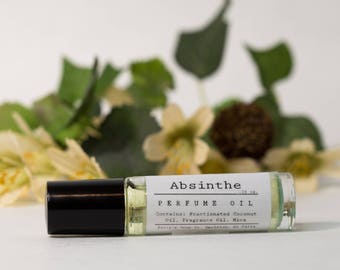Absinthe | Roll On Perfume | Fragranced Oil Perfume | Perfume Oil | Apothecary Scents | Fatty's Soap Co. | Gifts Under 10