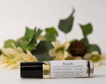 Kush | Roll On Perfume | Fragranced Oil Perfume | Perfume Oil | Apothecary Scents | Fatty's Soap Co. | Gifts Under 10