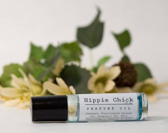 Hippie Chick | Roll On Perfume | Fragranced Oil Perfume | Perfume Oil | Apothecary Scents | Fatty's Soap Co. | Gifts Under 10