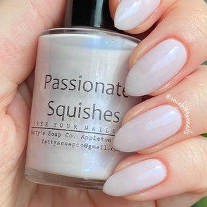 Passionate Squishes - Indie Nail Polish - 5 Free Polish - One of a Kind Fingernail Polish - New Round Bottles