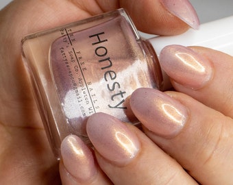 Honesty - Indie Nail Polish - 5 Free Polish - One of a Kind Fingernail Polish - New Round Bottles