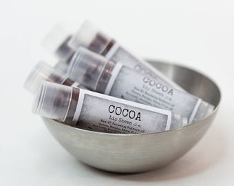 Cocoa | Natural Lip Balm | Beeswax Balm | Tinted Lip Balm | Cocoa Butter Lip Balm | Fatty's Soap Co.