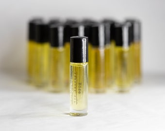 Rose | Natural Perfume Oil | Roll On Perfume | Essential Oil Perfume | Rollerball Perfume | Fatty's Soap Co.