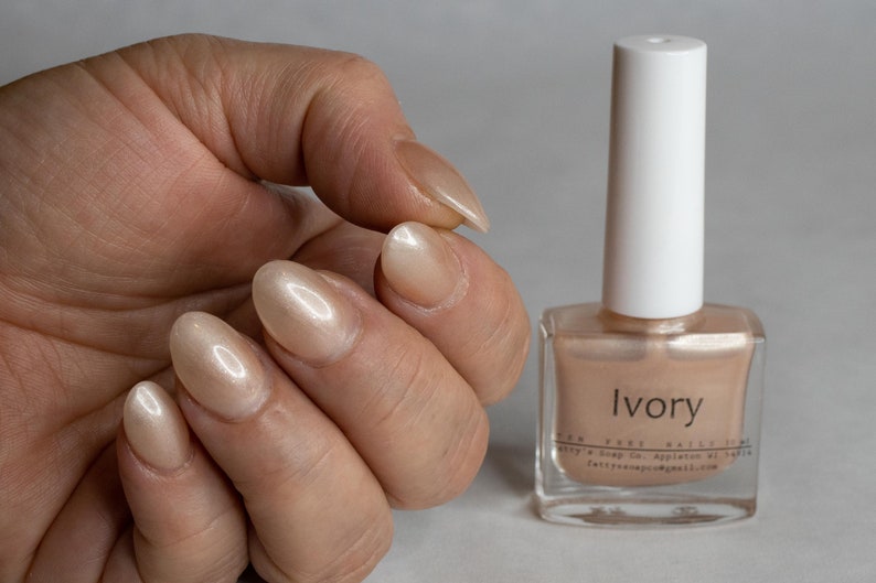 Ivory Indie Nail Polish 5 Free Polish One of a Kind Etsy Canada