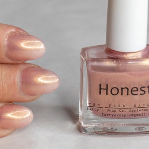 Honesty Indie Nail Polish 5 Free Polish One of a Kind Fingernail Polish New Round Bottles image 2