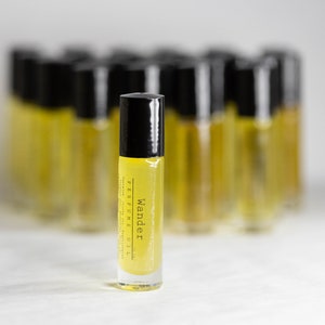 Wander Lavender Lichen Balsam Natural Perfume Oil Perfume Essential Oil Rollerball Perfume Fatty's Soap Co. image 1