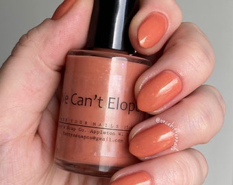 We Can't Elope - Office Inspired - Indie Nail Polish - 5 Free Polish - One of a Kind Fingernail Polish - New Round Bottles